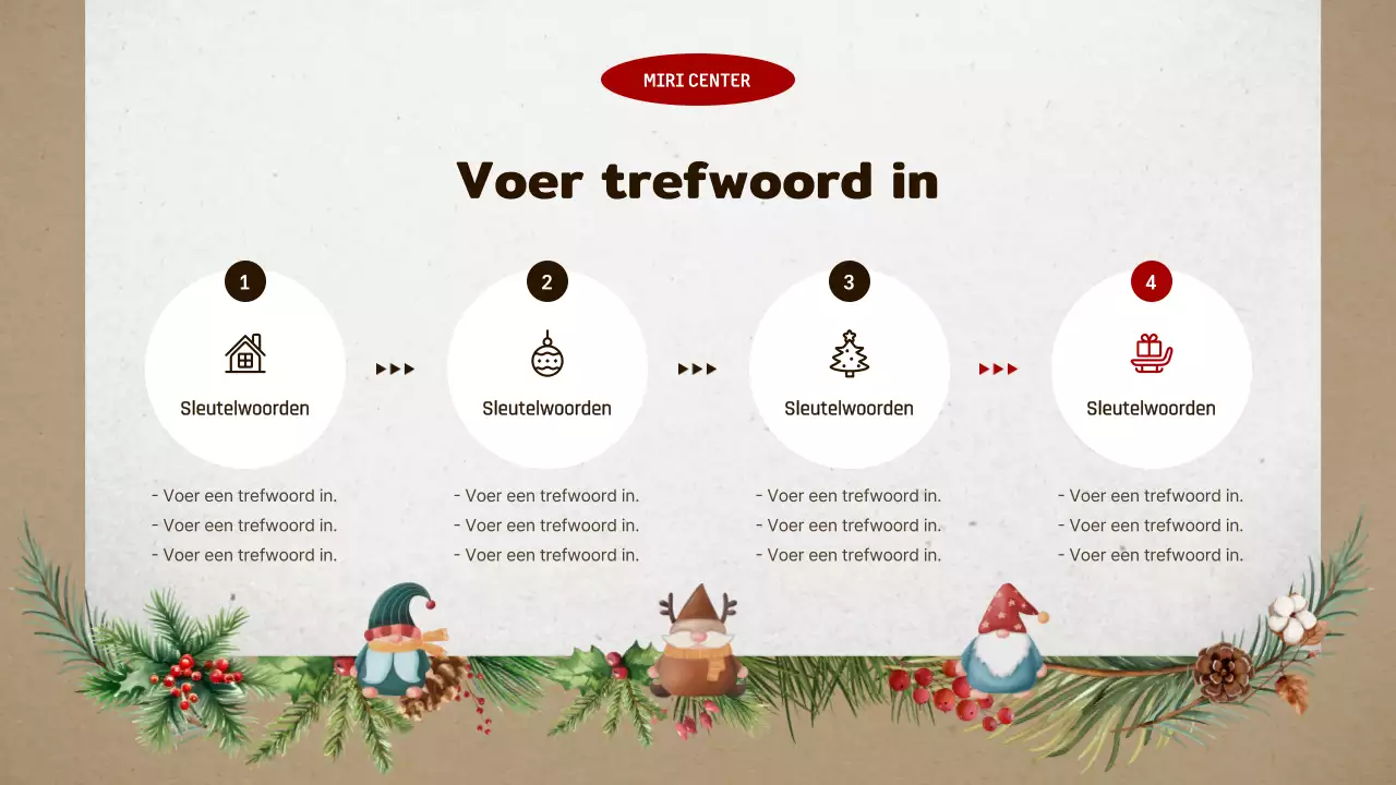 Vintage bruin en beige trainingsgids voor vrijwilligers tijdens de wintervakantie