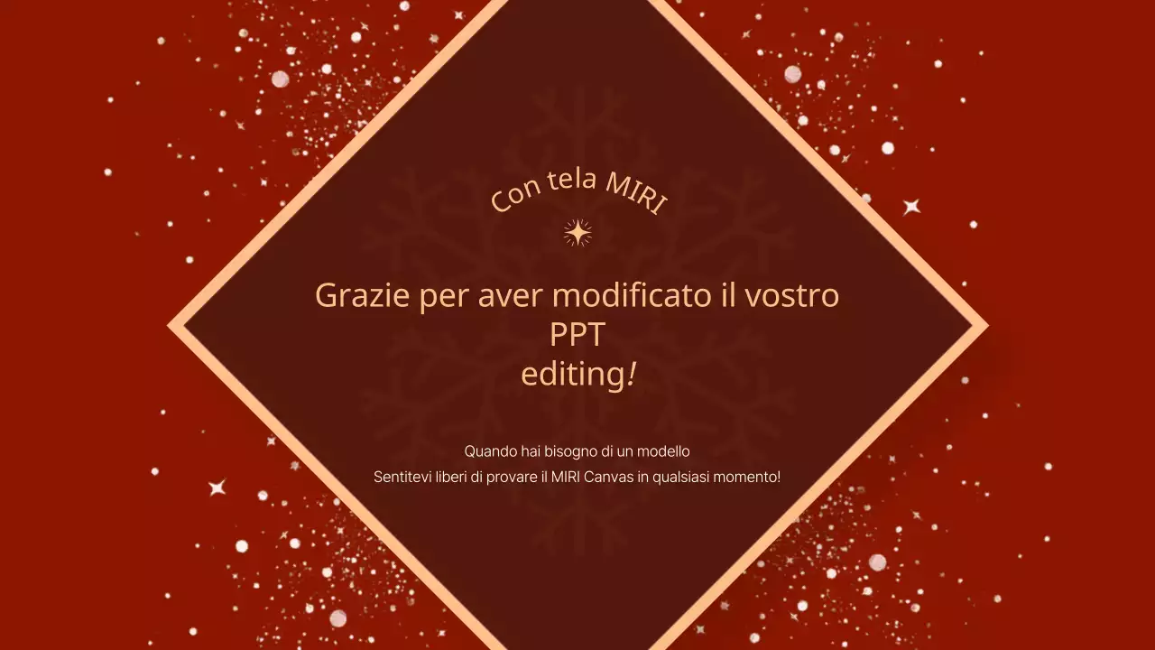 Una lussuosa presentazione per eventi natalizi in rosso e marrone