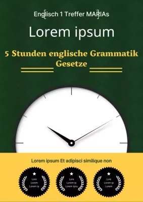 Stilvolle Zeitmanagementhülle in Grün und Gelb