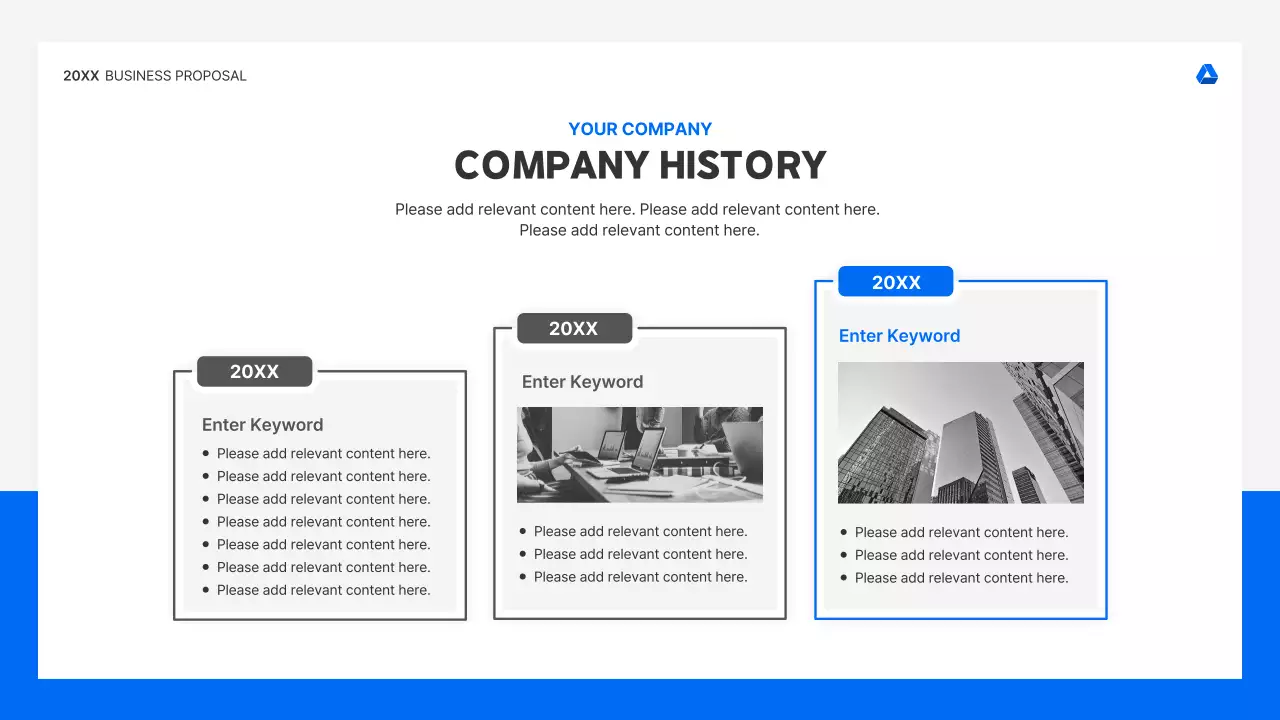 Blue Professional Business Proposal Presentation