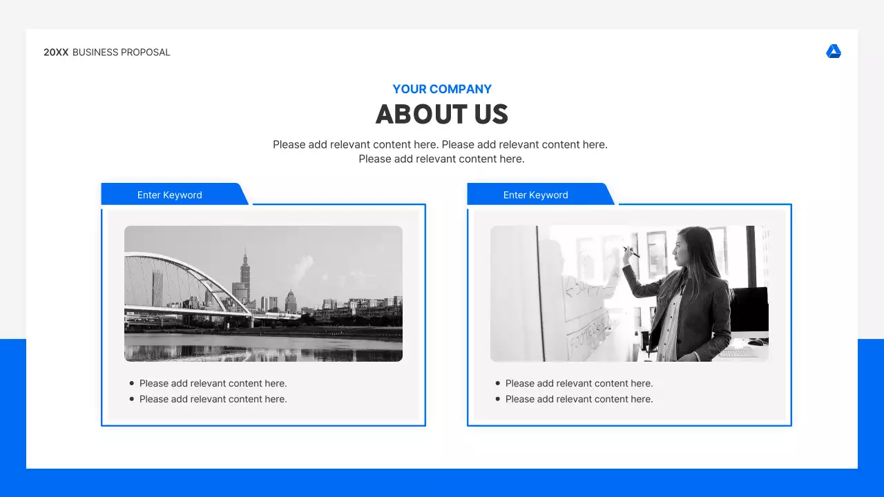 Blue Professional Business Proposal Presentation