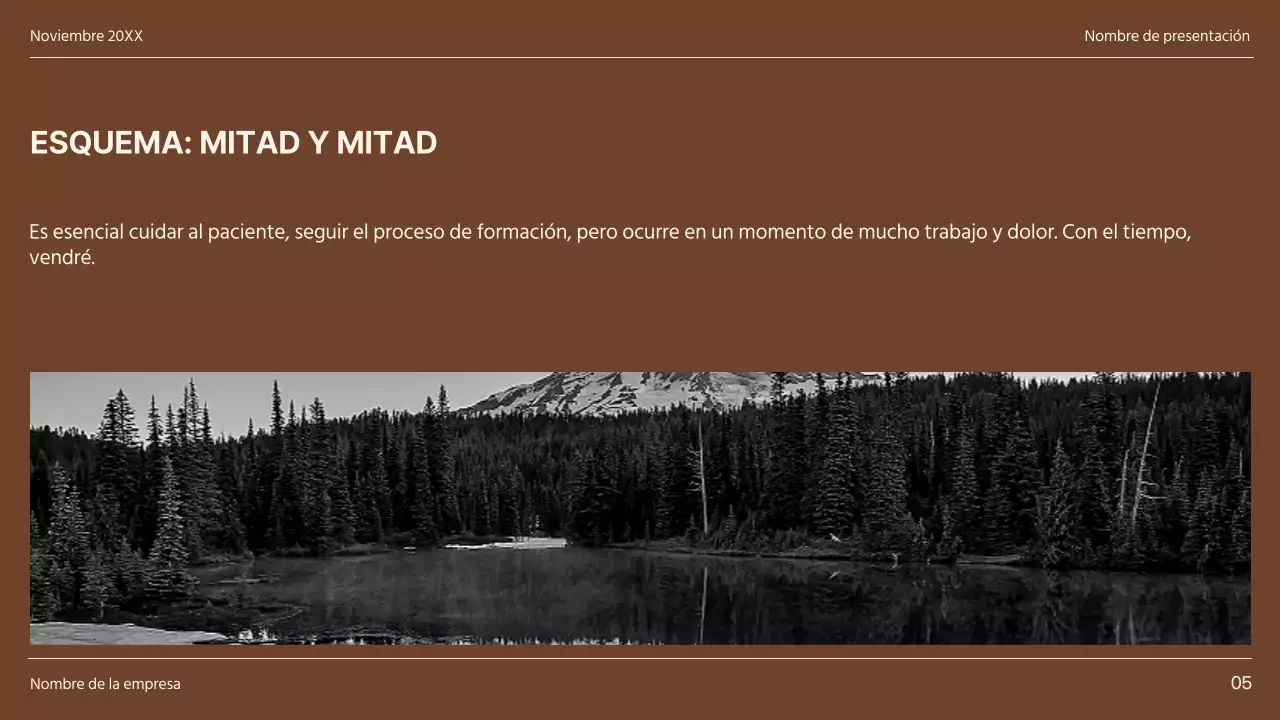 Caqui y marrón Minimal Diverse Layout Pages Informe