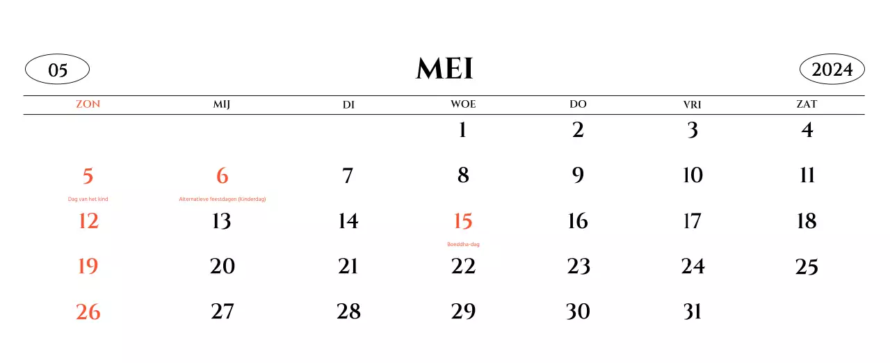 Eenvoudige stijl muurkalender met zwart-wit emotionele reisfotografie concept