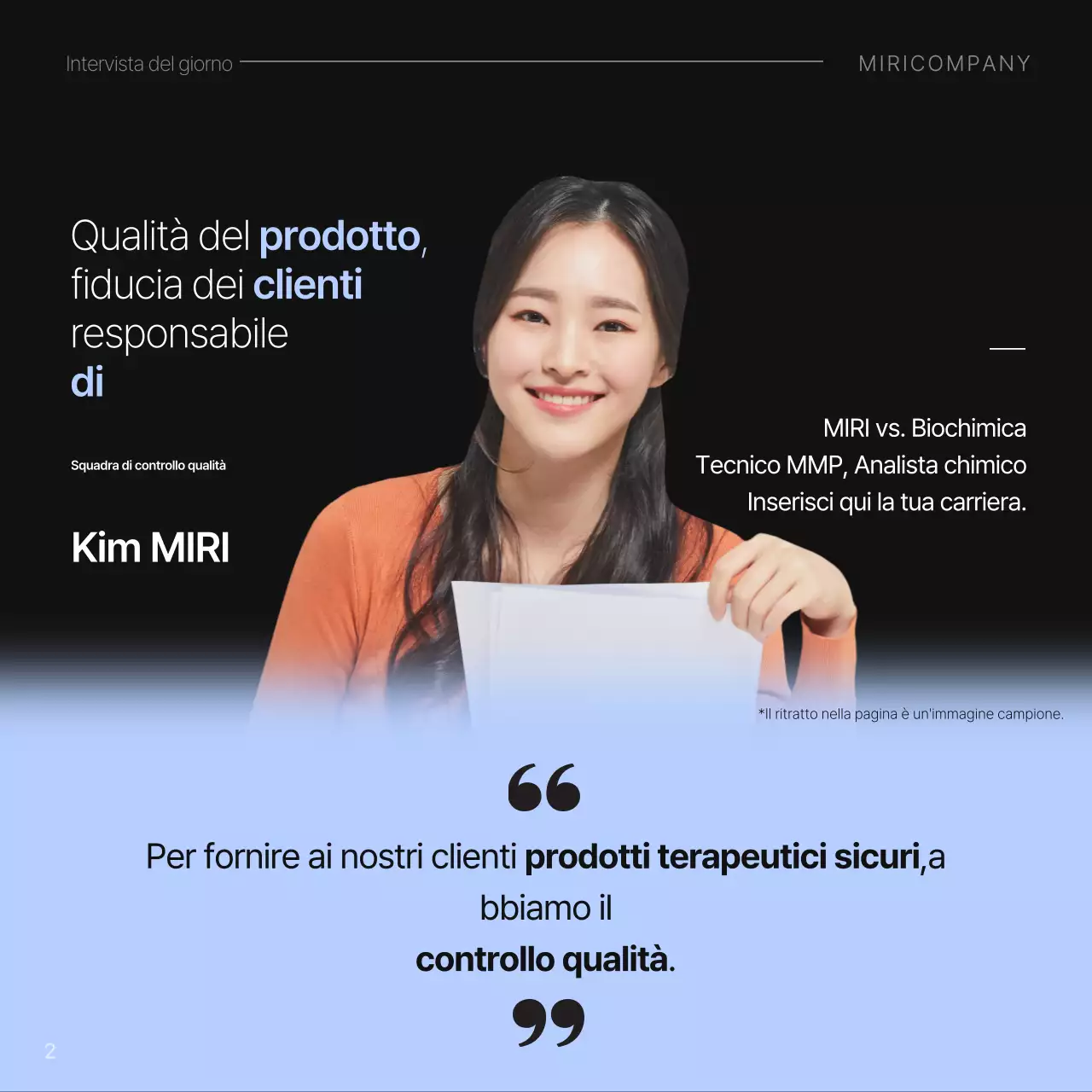 Informazioni minimaliste sul colloquio di lavoro in azzurro e nero