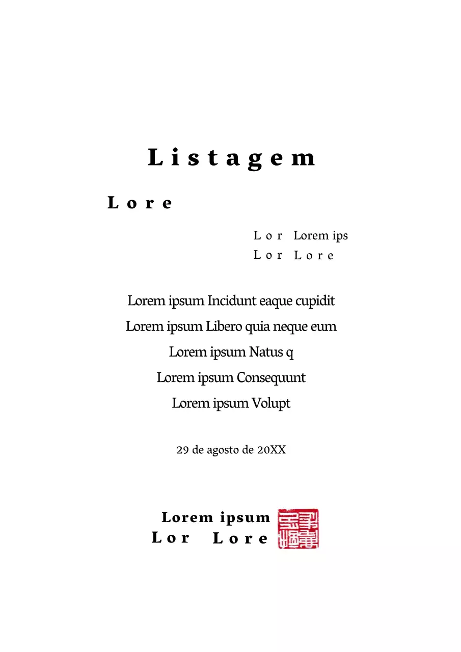 Formulário de listagem de universidades de luxo