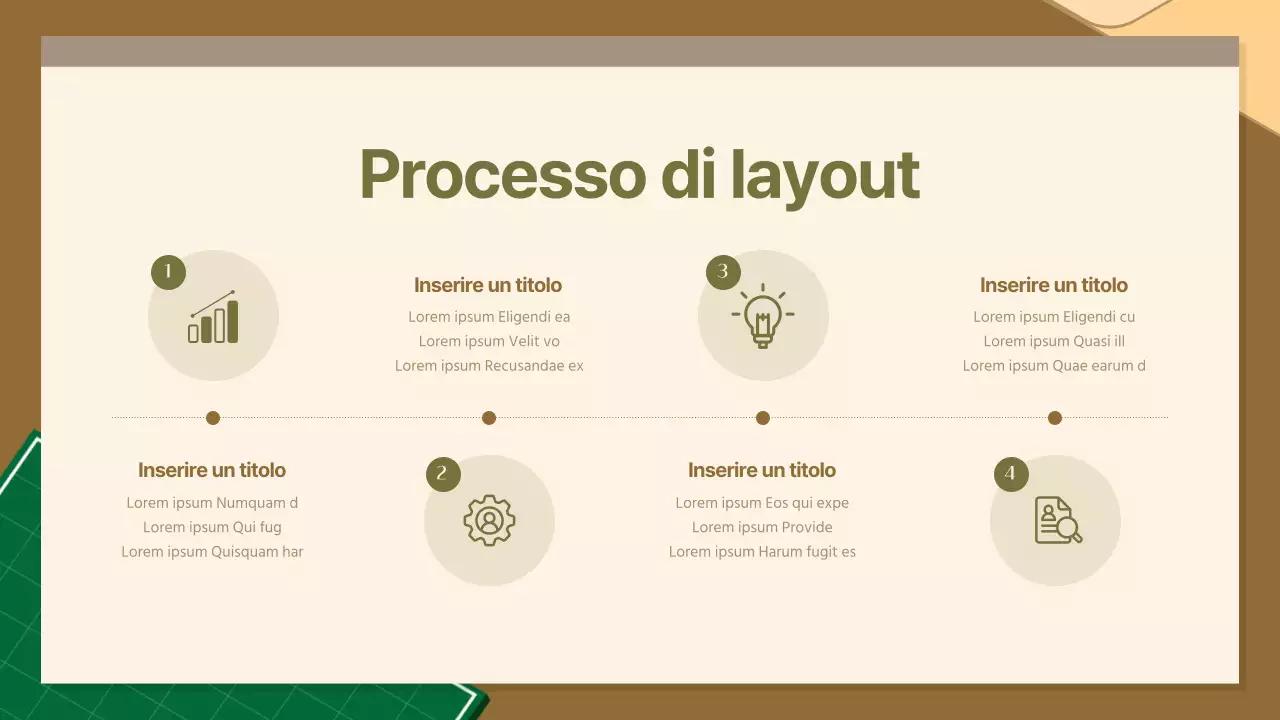 Un accogliente impiegato in kaki e marrone Business Report