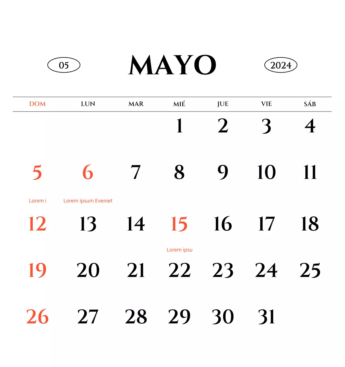Calendario de pared de estilo sencillo con concepto de fotografía de viajes emocional en blanco y negro