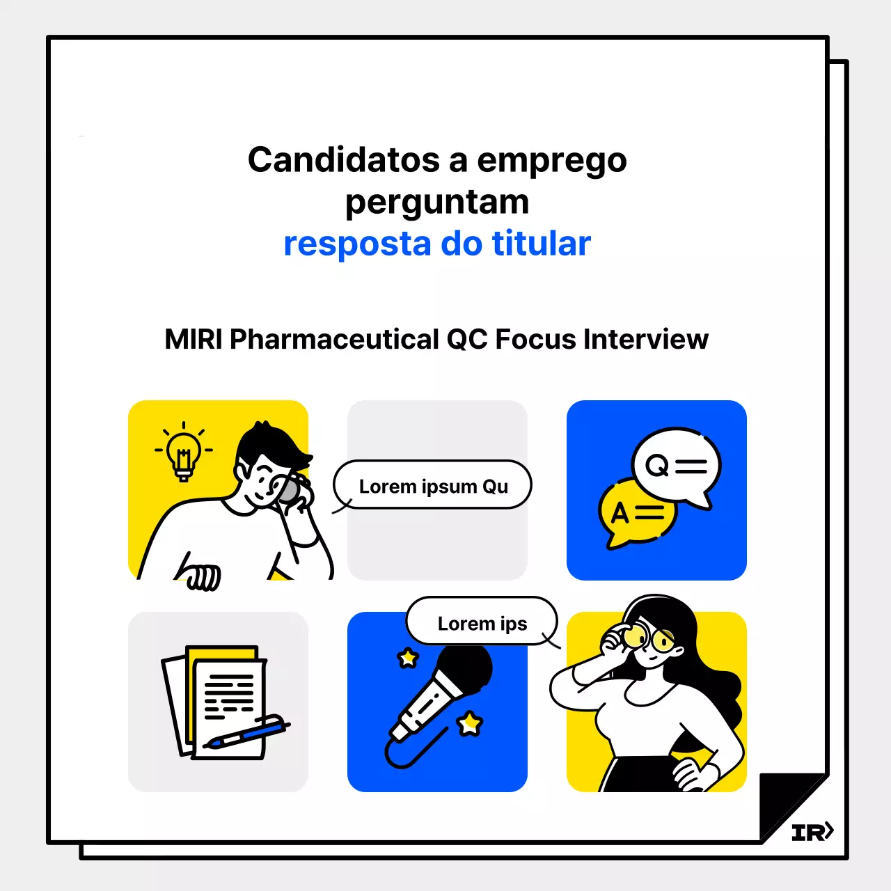 Dicas simples da Blue para entrevistas de emprego com titulares de cargos