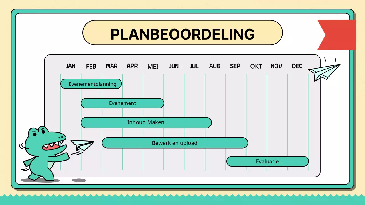 Beige en Mint Trendy Marketing Studienota's Verslag