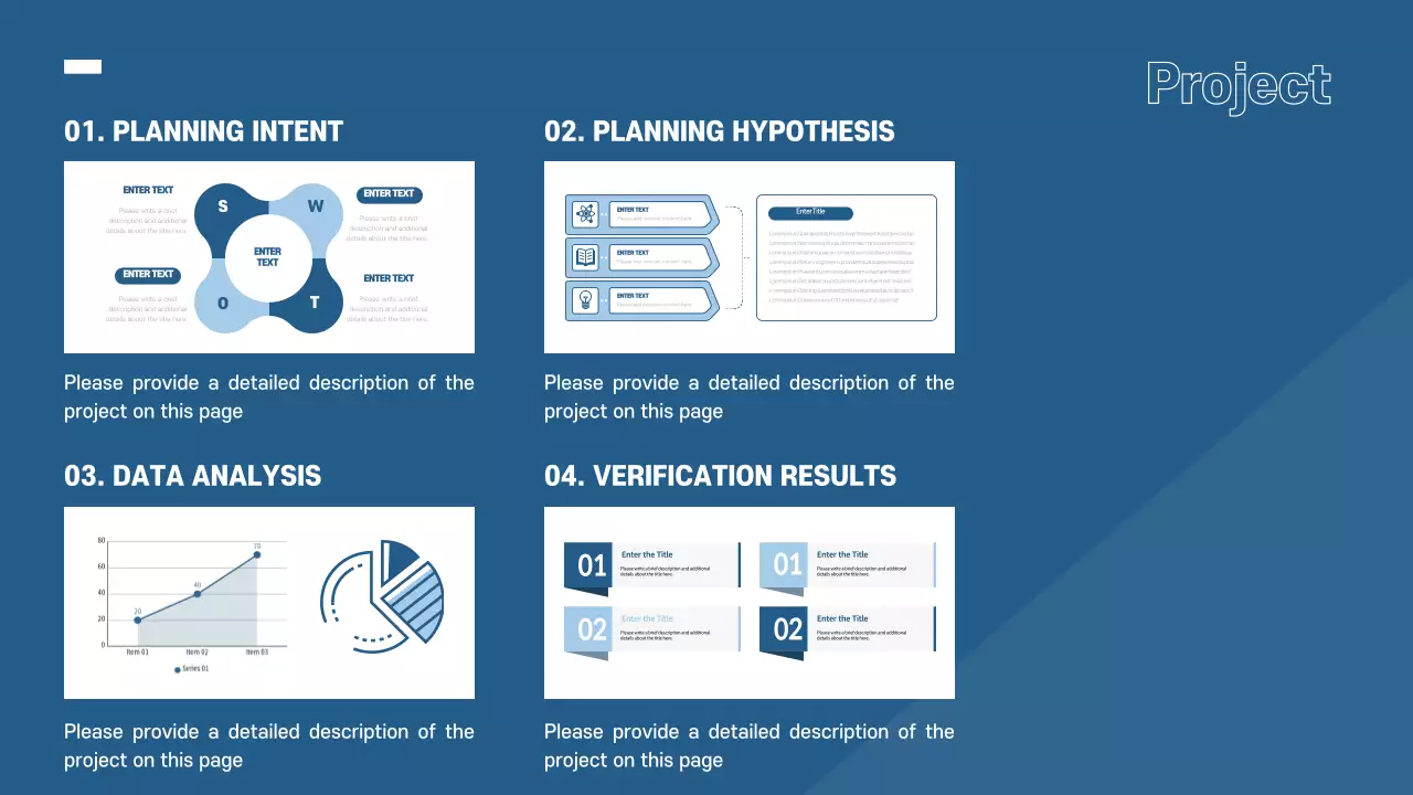 블루 프로페셔널 커리어 포트폴리오 프레젠테이션