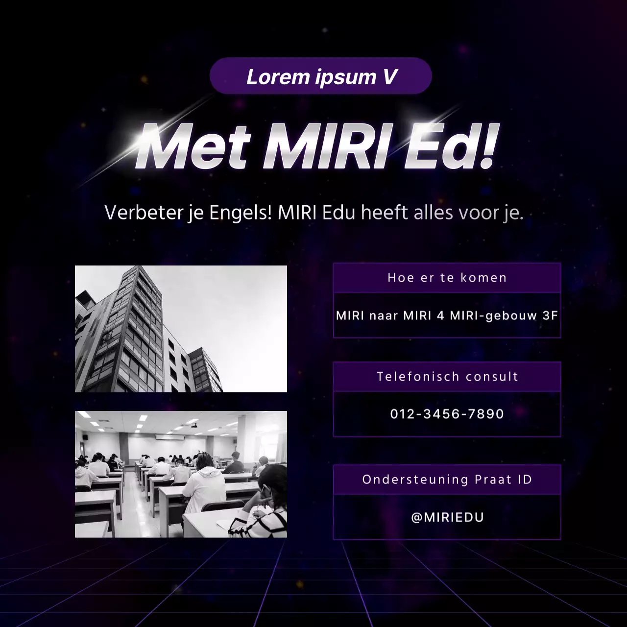 Promoot de back-to-school specials van Purple Cyber