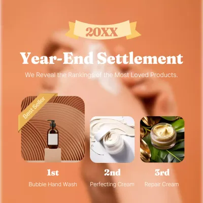 Orange Modern Product Promotion Social Media Post