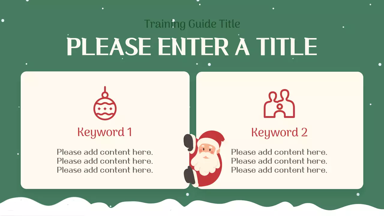 그린 전통 자원봉사 가이드 프레젠테이션