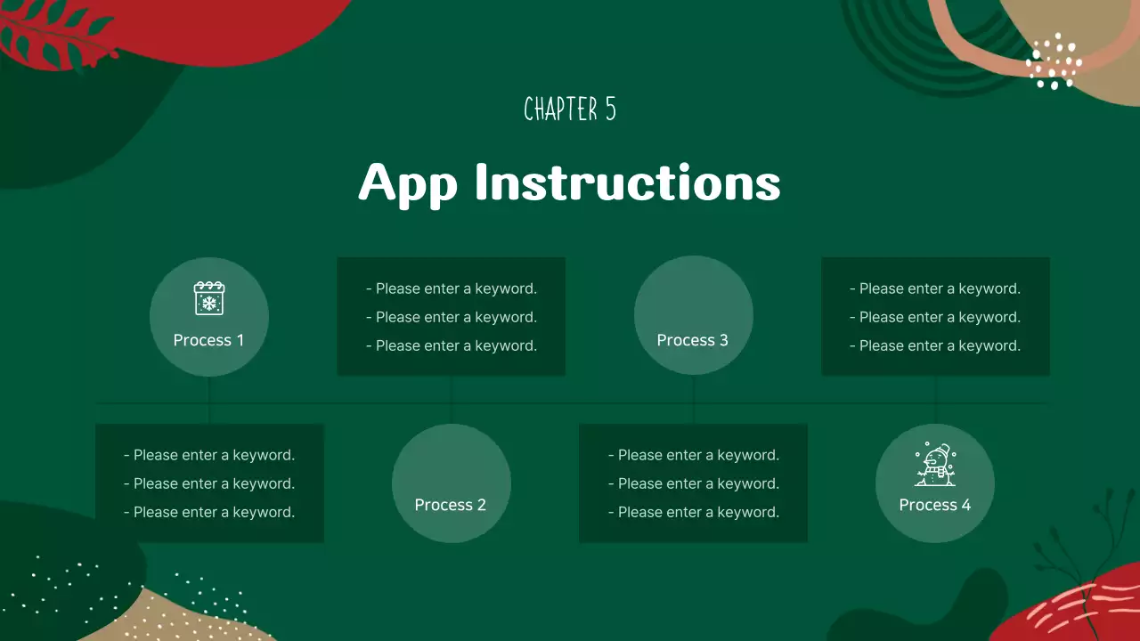 Green Festive Volunteer Guide Presentation