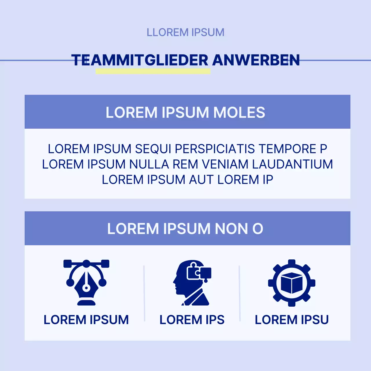 Einfache Aufgaben in Blau