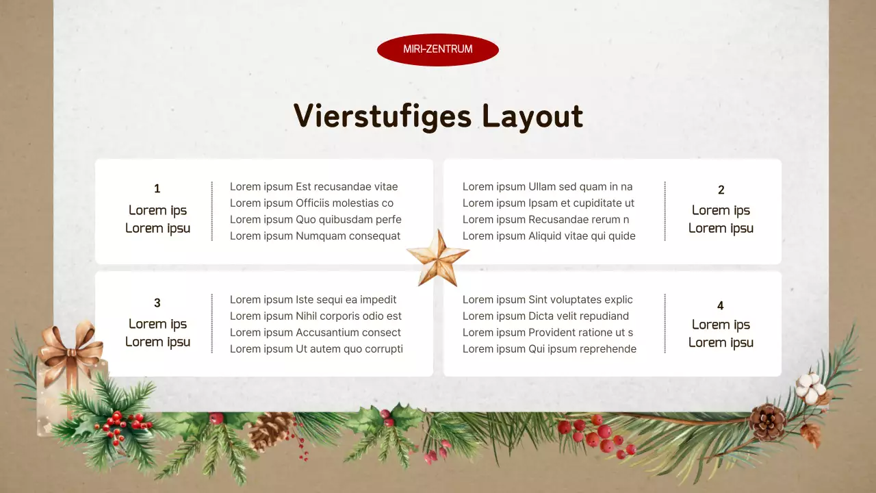 Vintage brown and beige winter break volunteer training guide