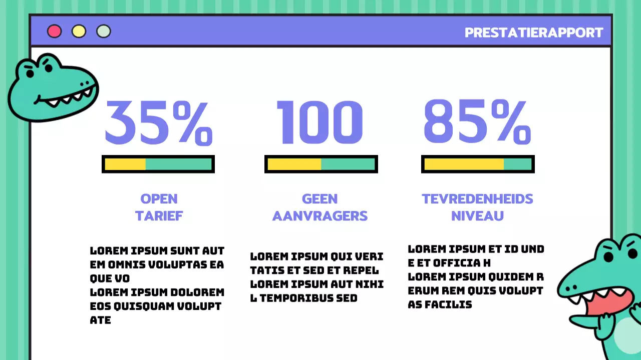 Geel en paars trendy marketing studie aantekeningen verslag