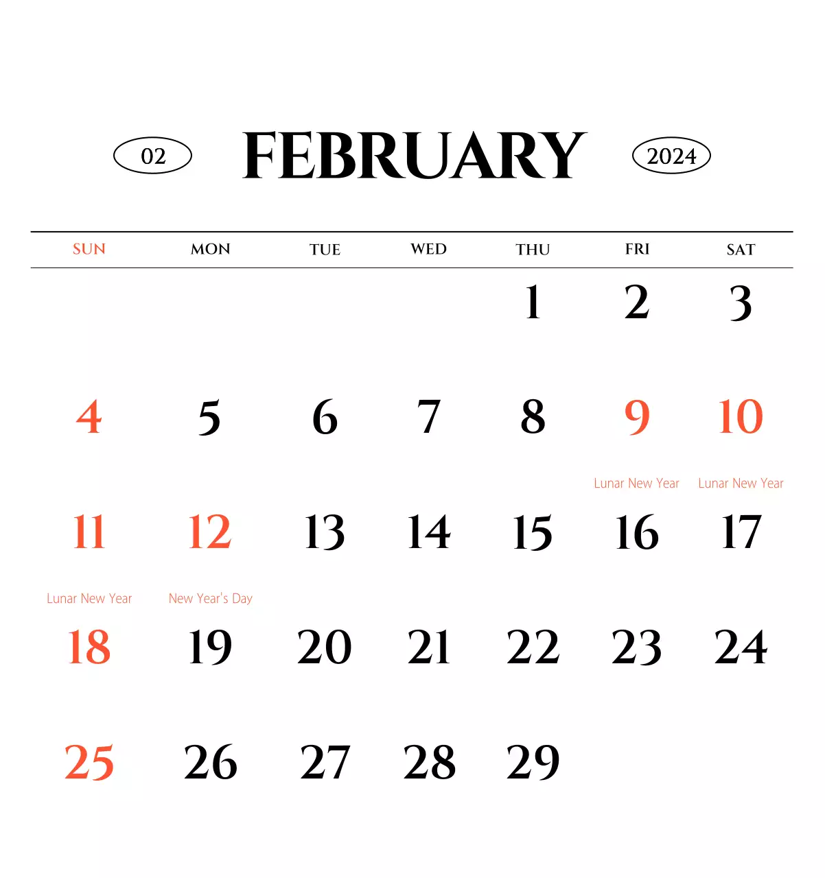 Simple style wall calendar with black and white emotional travel photography concept