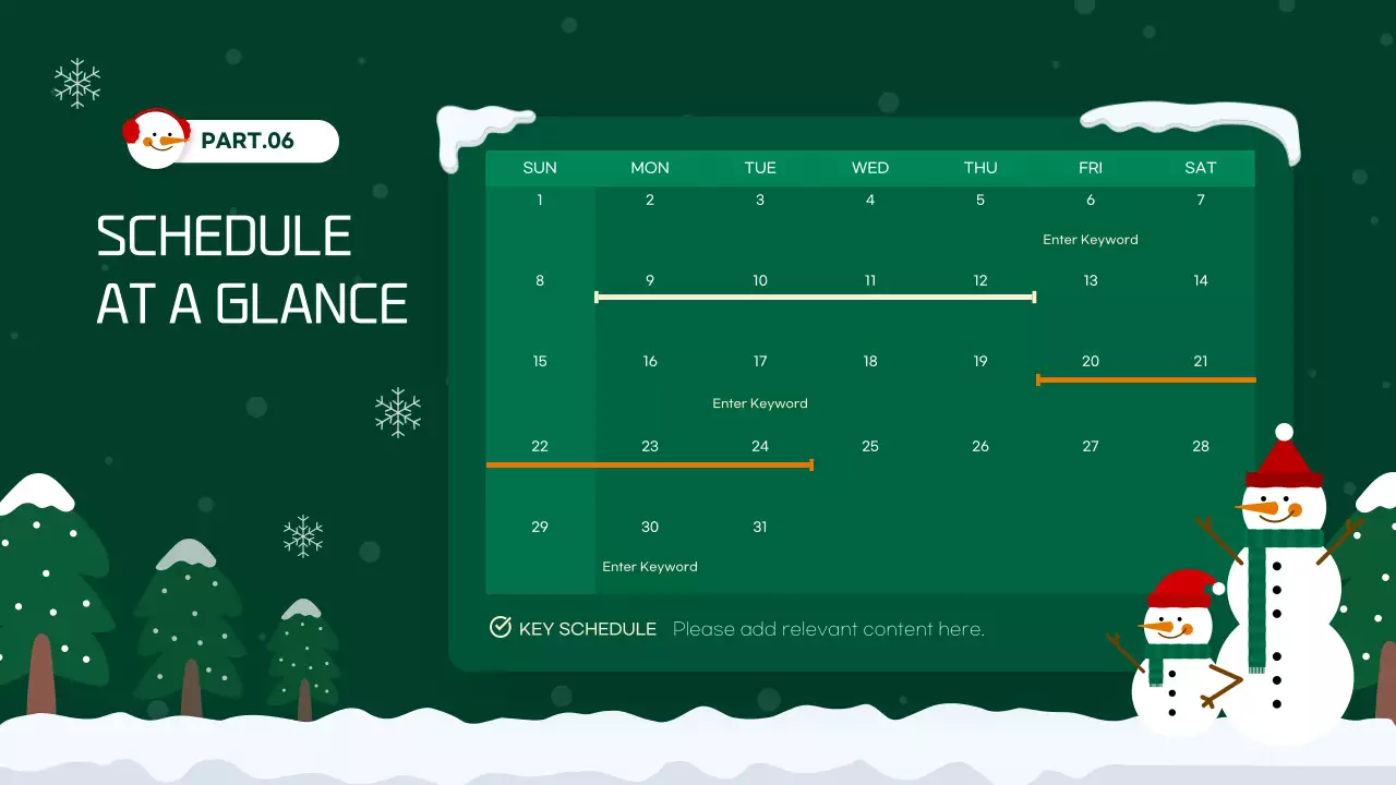 그린 심플 크리스마스 프레젠테이션