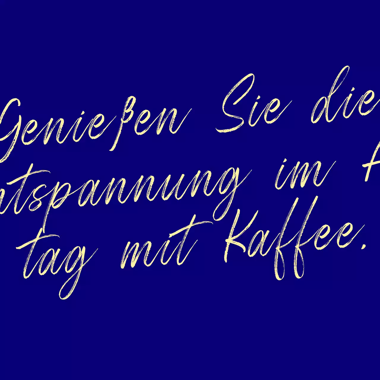 Kaffeehaus mit Schriftzug Typografie Konzept