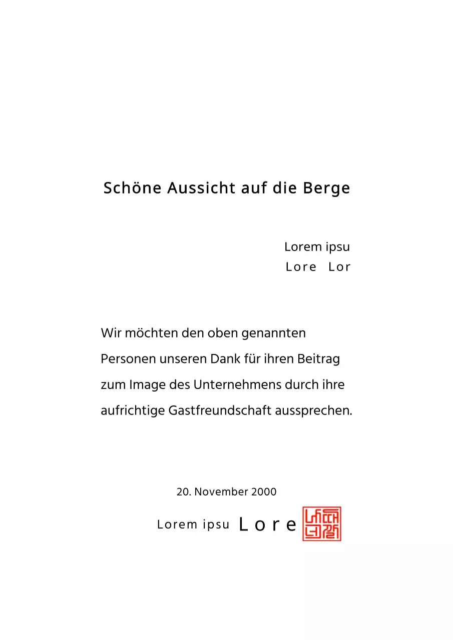 Achievement Award Design