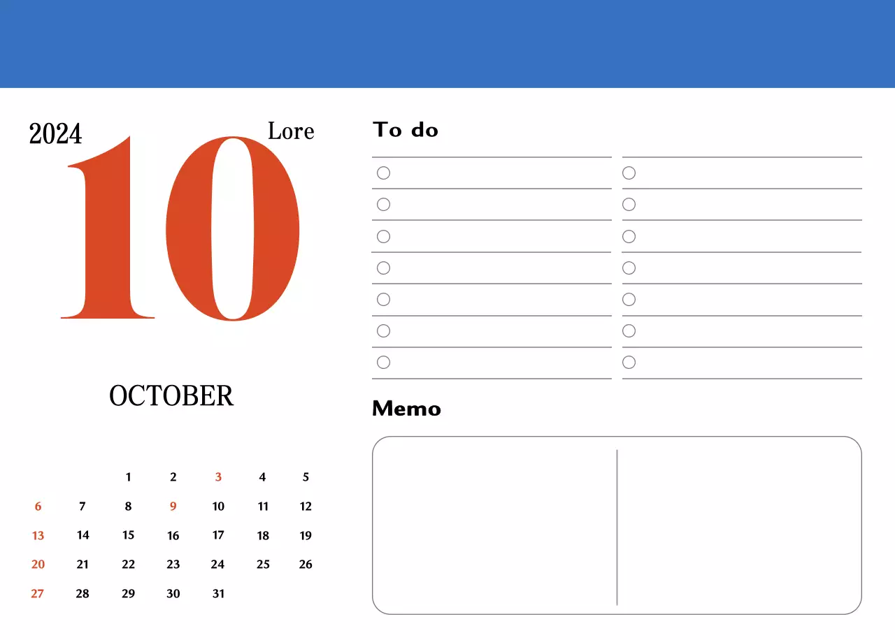 Red and blue retro coasters memory calendar