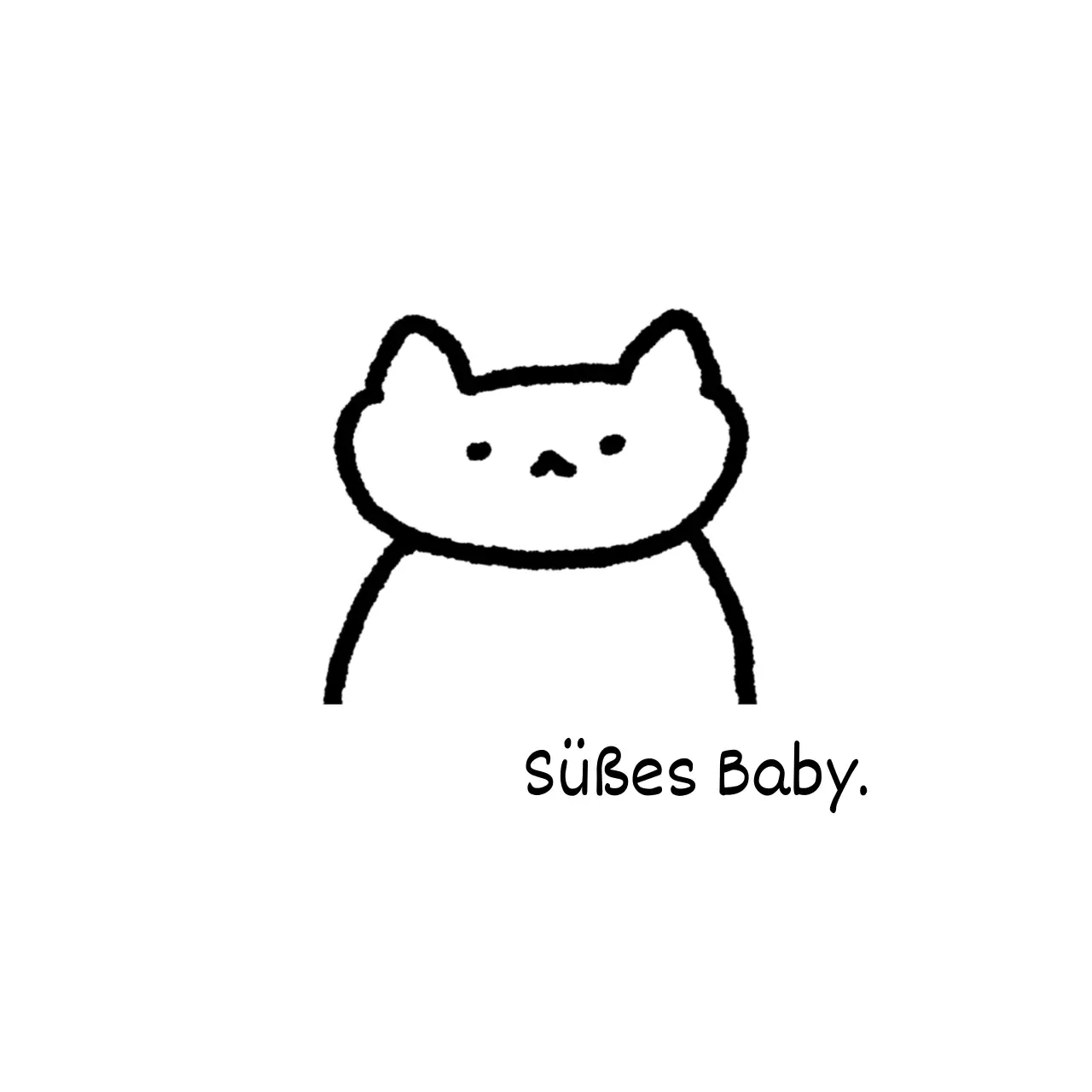 Ein Café mit niedlichen Katzenhandabdrücken und Zeichenschriften