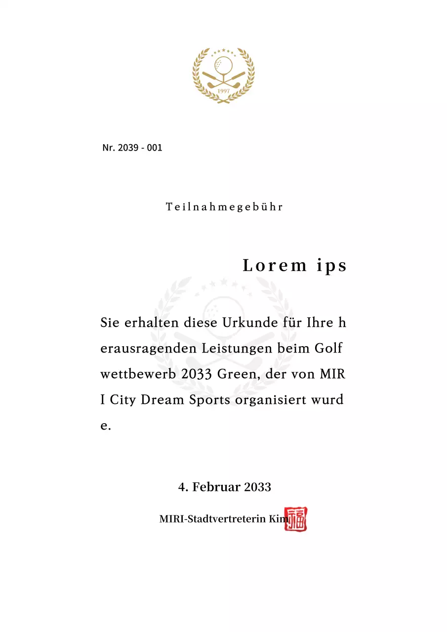 Sportpreise mit Golf Illustrated für ein stilvolles Ambiente