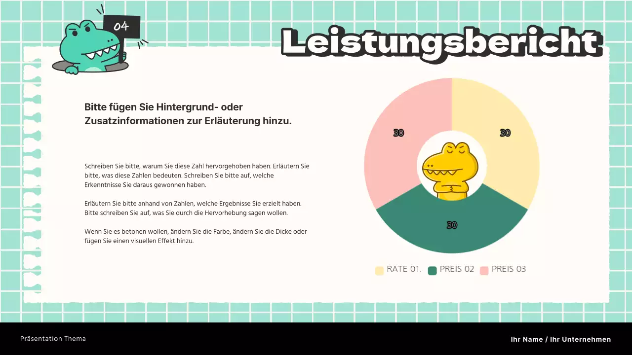 Mint und weiß trending marketing research note report