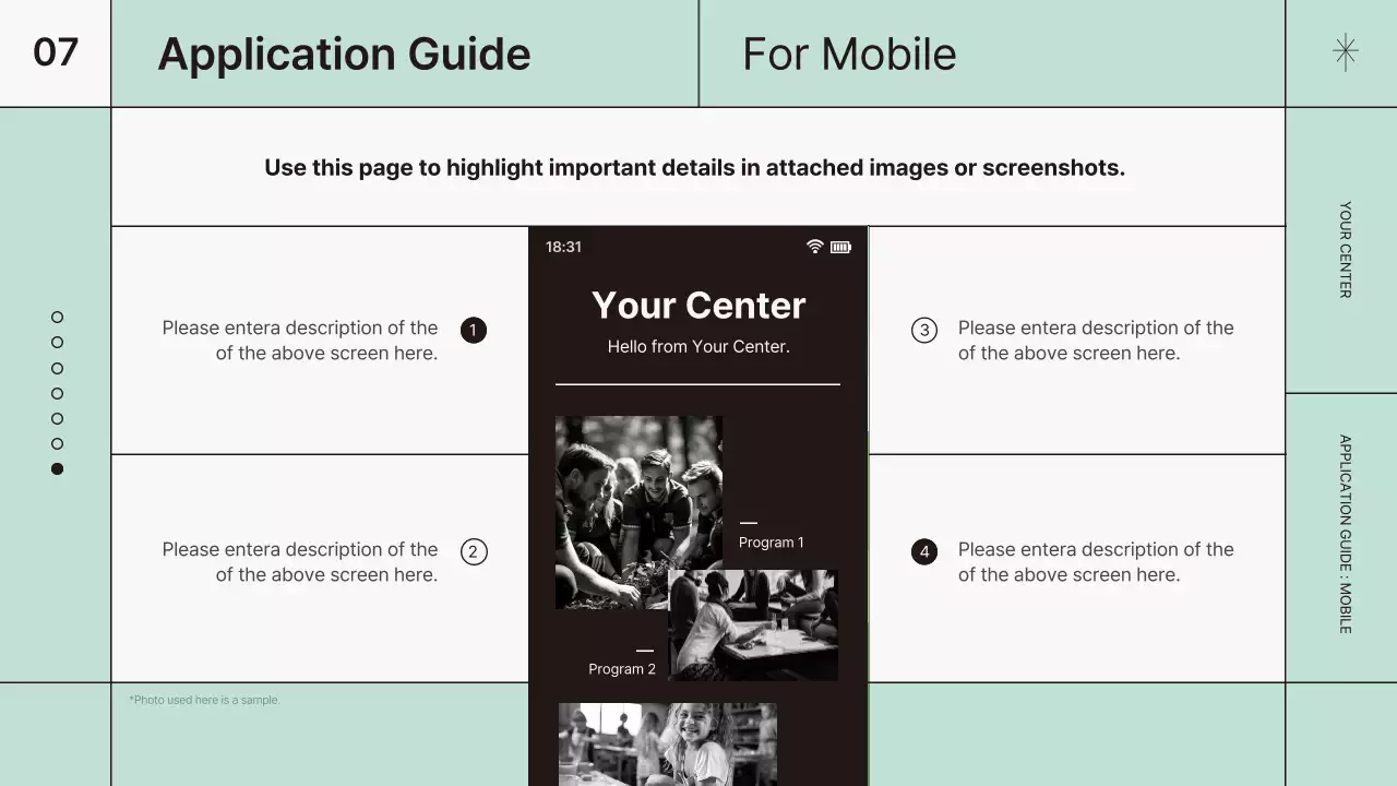 민트 미니멀리스트 가이드 프레젠테이션