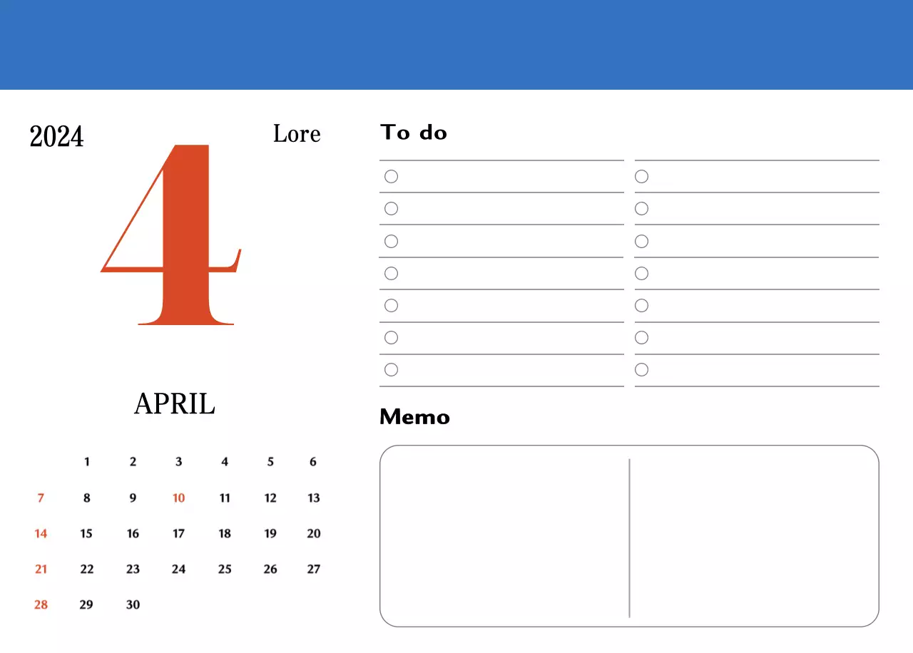 Red and blue retro coasters memory calendar