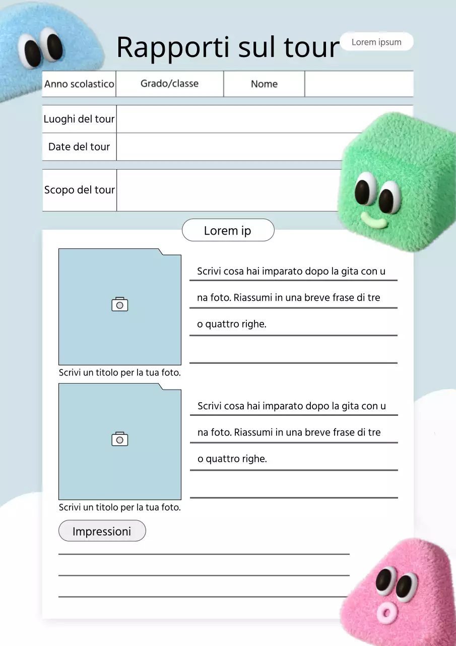 Un piccolo resoconto di gita in azzurro