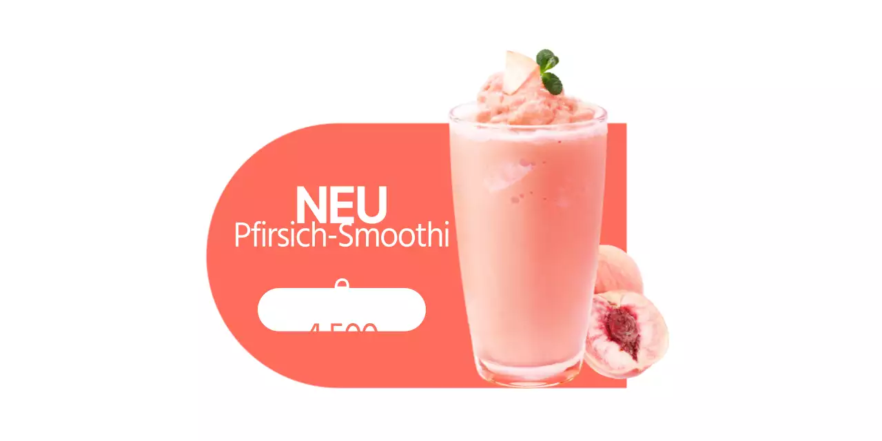 Bewerben Sie Ihr Café-Menü mit einem ansprechenden Foto Ihrer Getränke