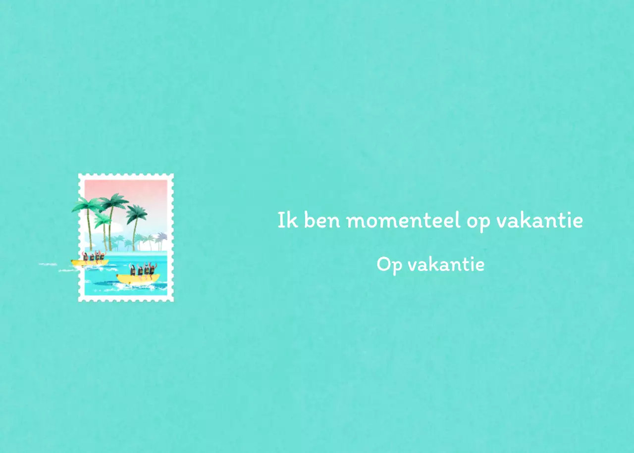 Stempelillustraties met een warm concept