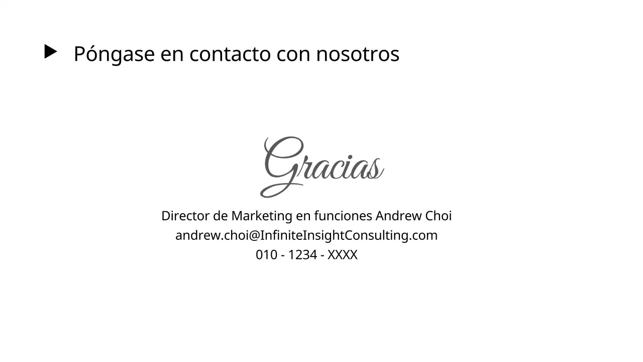 Un informe blanco y sencillo de consultoría estratégica