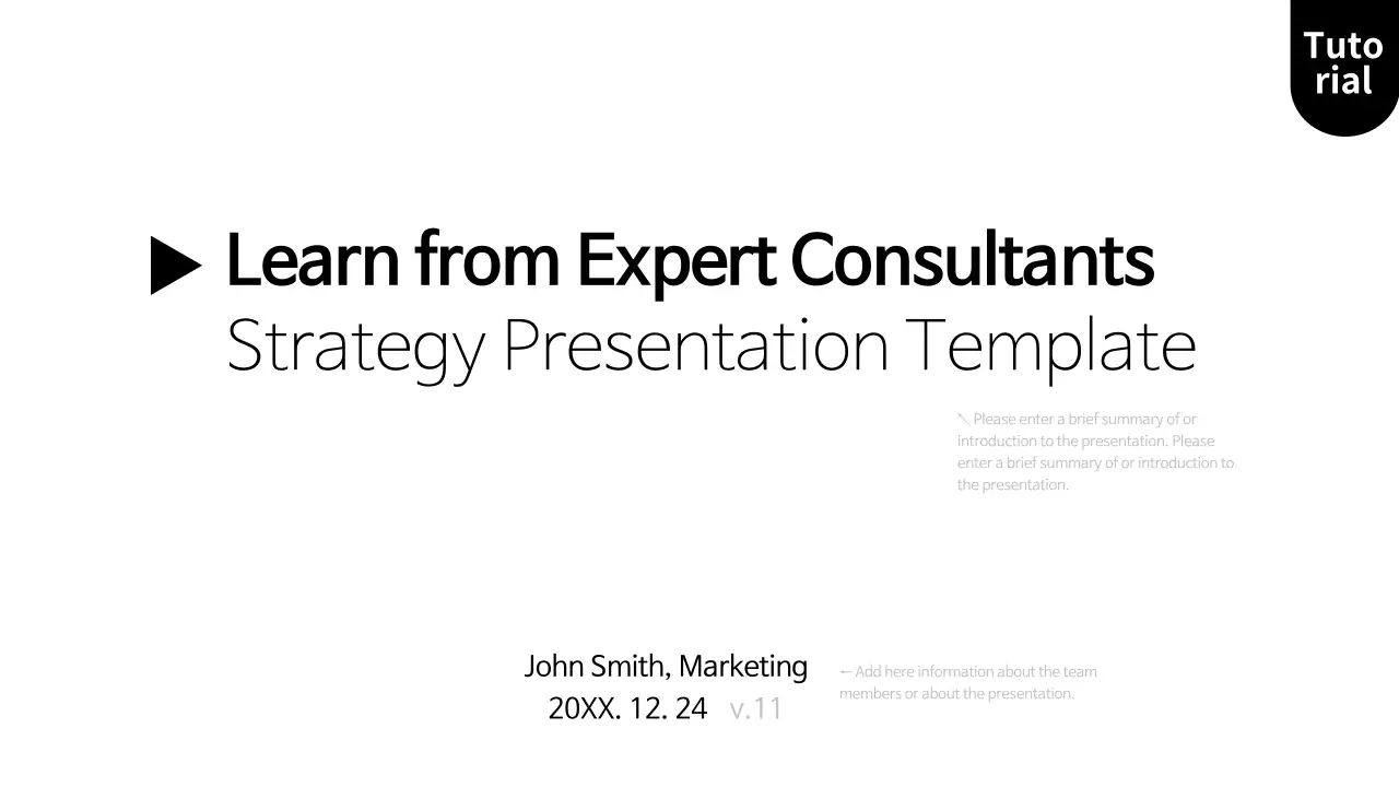White Professional Business Plan Presentation