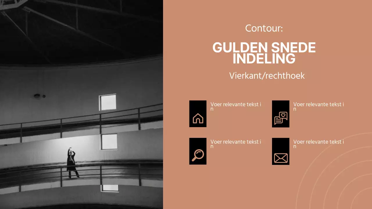 Bruin en Zwart Minimal Multiple Layout Pagina's Rapport