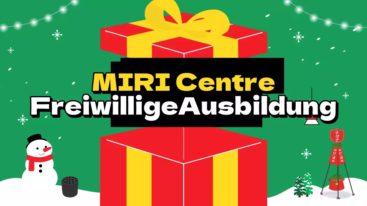 Trendige Schulungsmaterialien für Freiwillige im Winter mit rotem Hintergrund