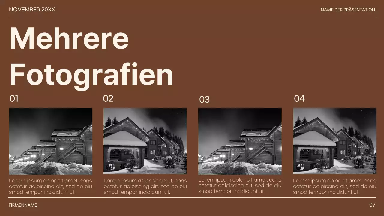 Khaki und Braun Minimal Diverse Layout Seiten Bericht