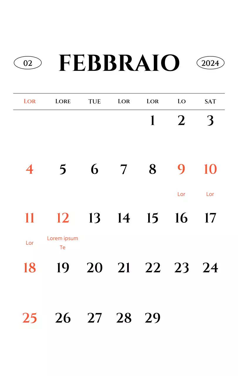 Calendario da parete in stile semplice con concetto di fotografia di viaggio emozionale in bianco e nero