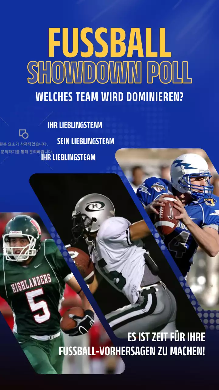 Werben Sie für das trendige blau-gelbe Super-Bowl-Matchup