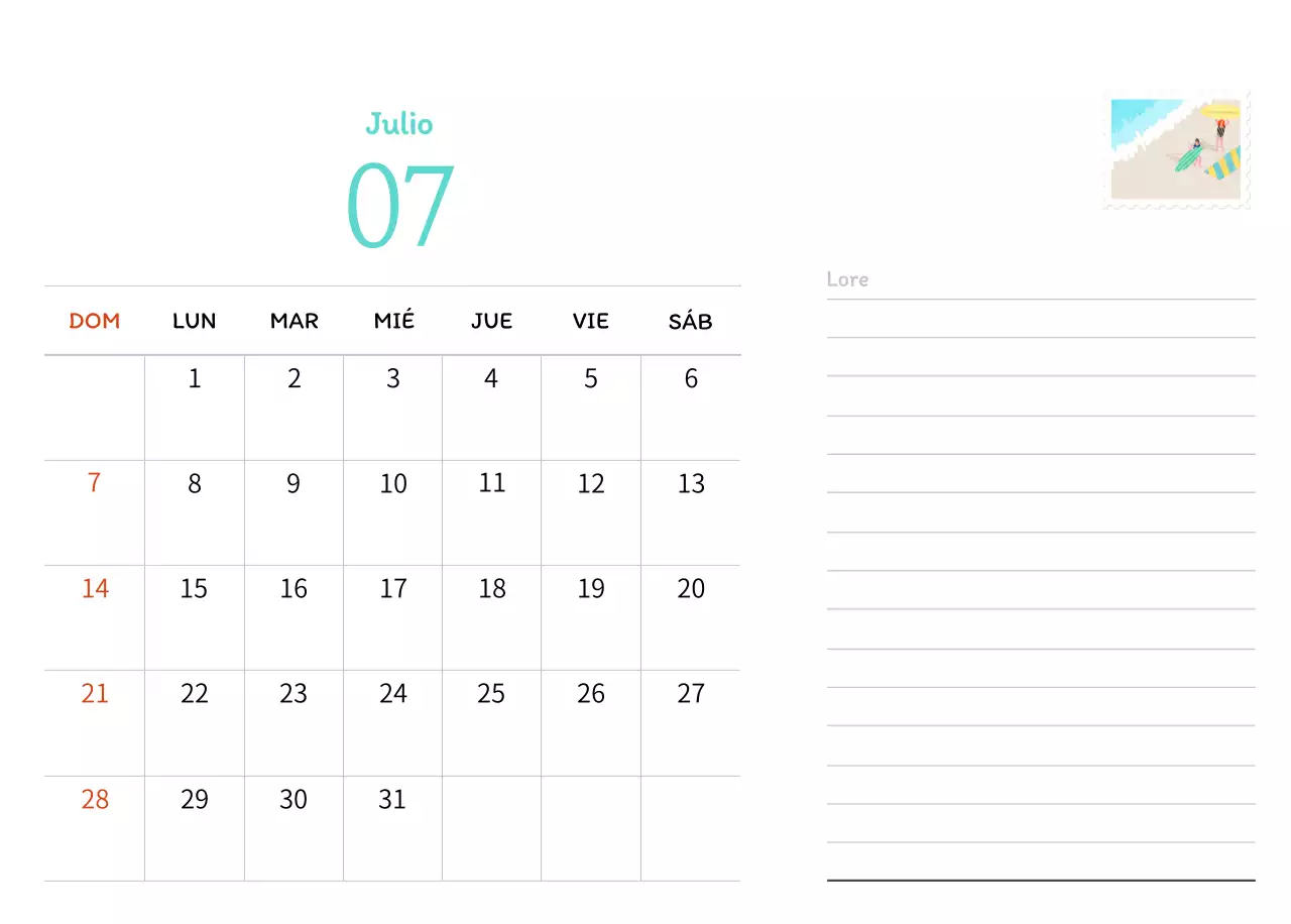 Ilustraciones de sellos con un concepto cálido