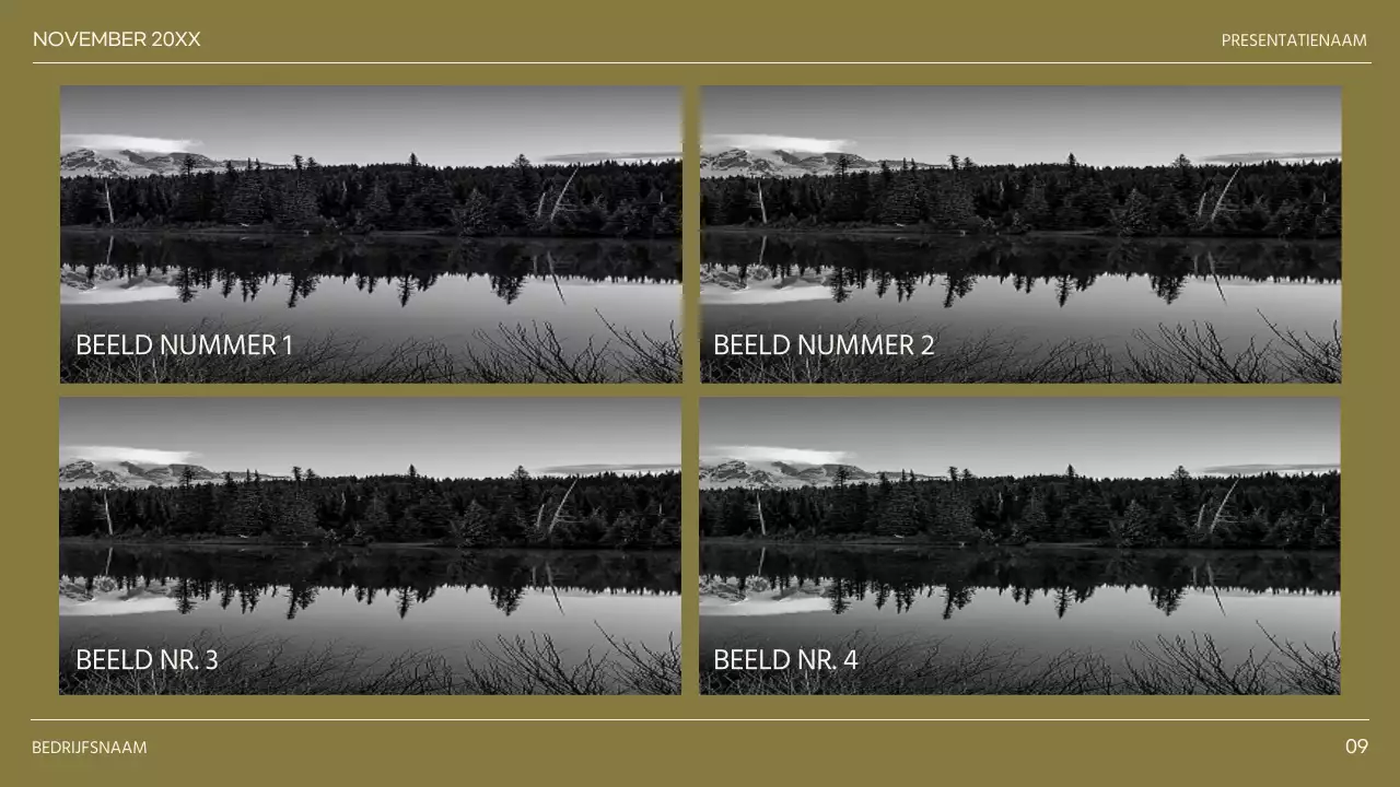 Khaki en Bruin Minimal Diverse Layout Pagina's Rapport