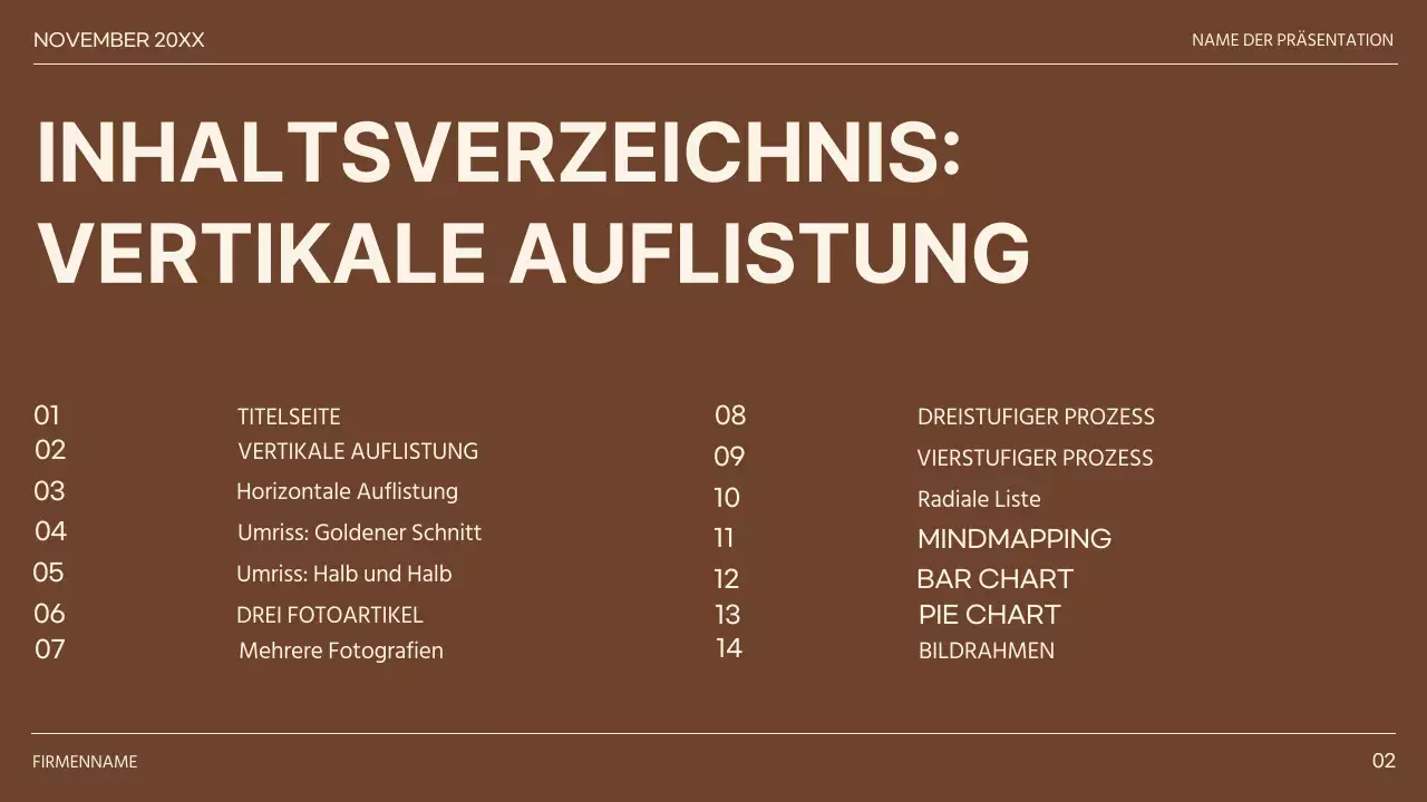 Khaki und Braun Minimal Diverse Layout Seiten Bericht