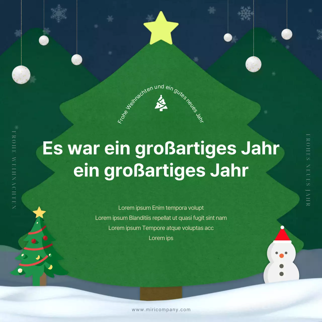 Eine Einführung in den internen rot-grünen Weihnachts-Newsletter