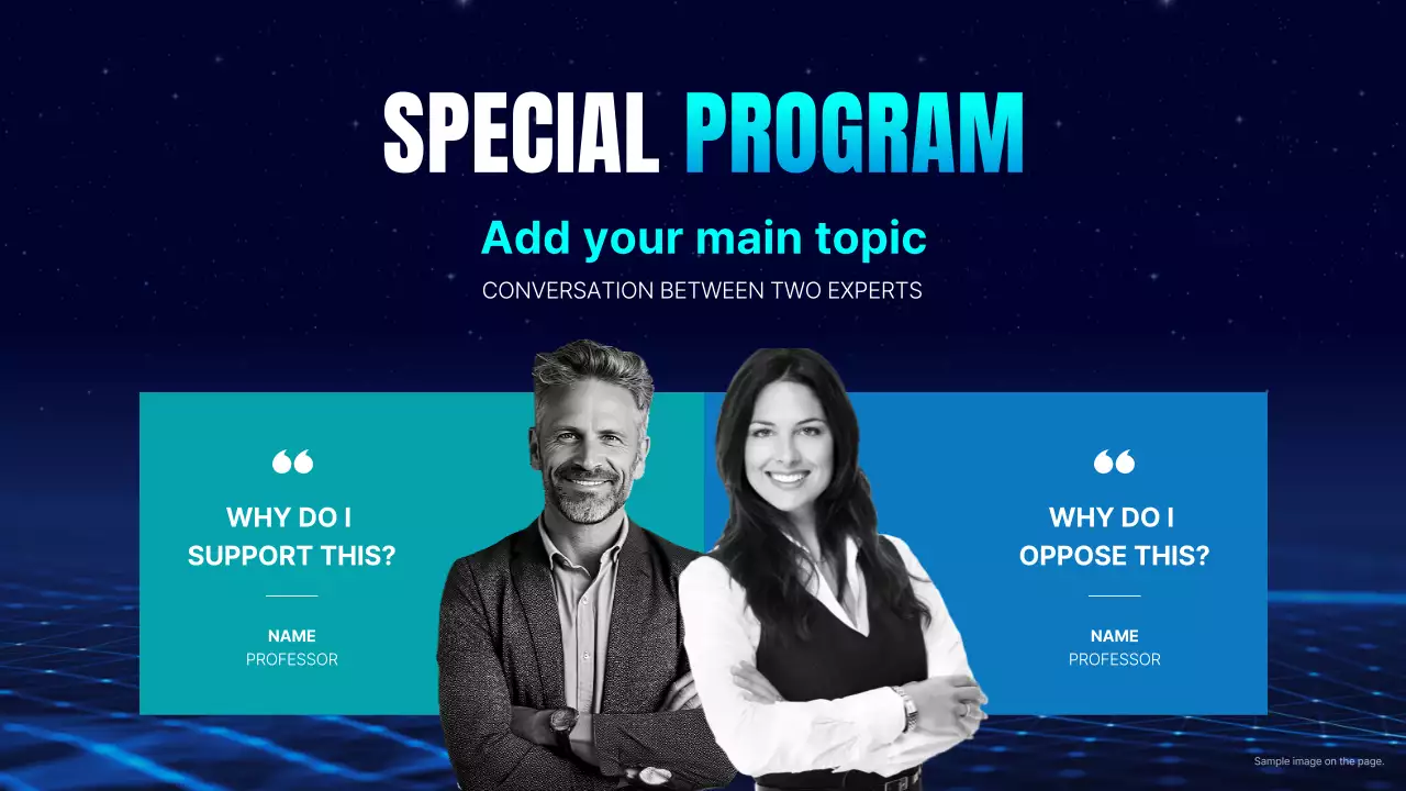 Bài thuyết trình kinh doanh hiện đại màu xanh