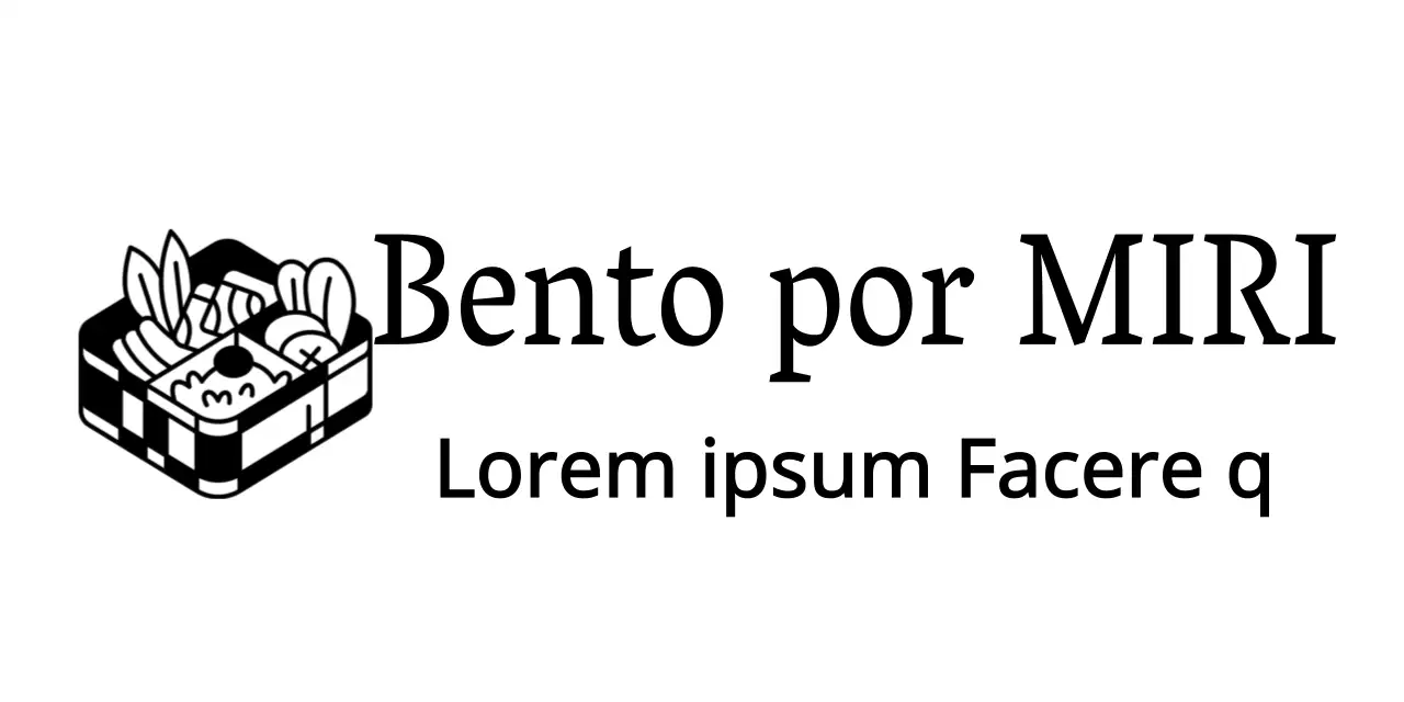 Restaurante independente com ilustrações de bento giras