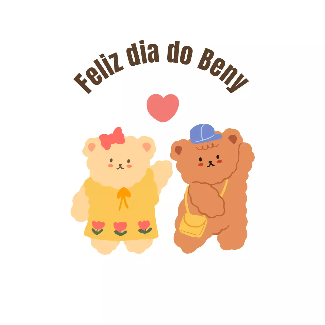 Desenho de papel de carta com dois ursinhos de peluche muito giros juntos