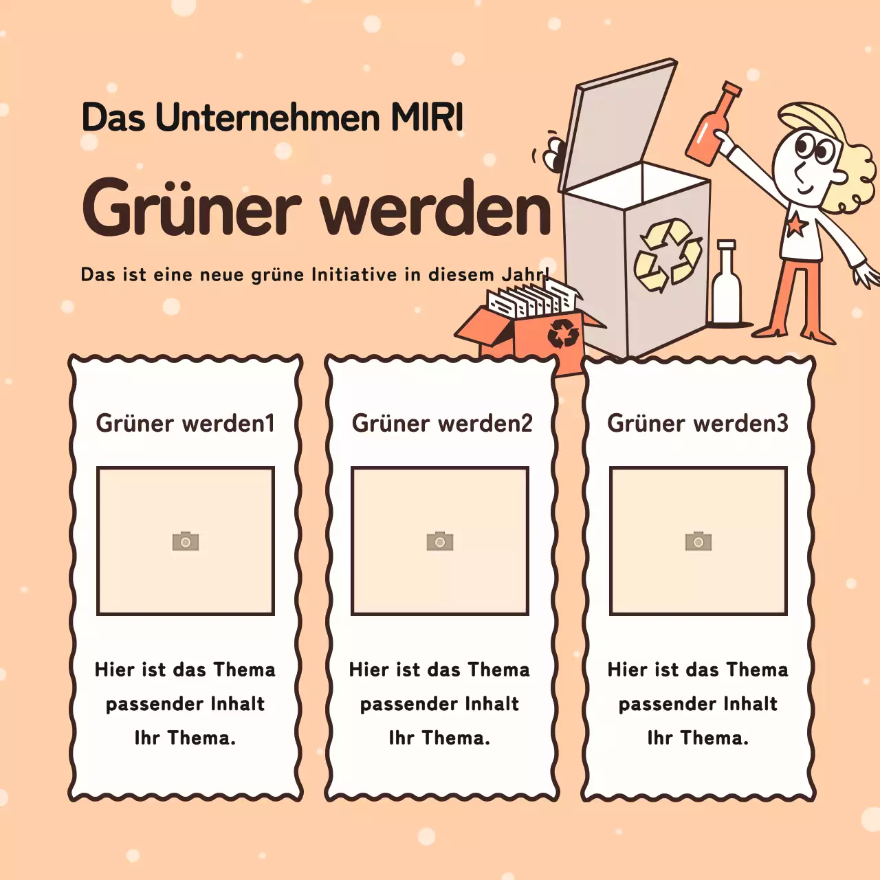 Werben Sie in Orange und Gelb für die guten Taten Ihres Unternehmens