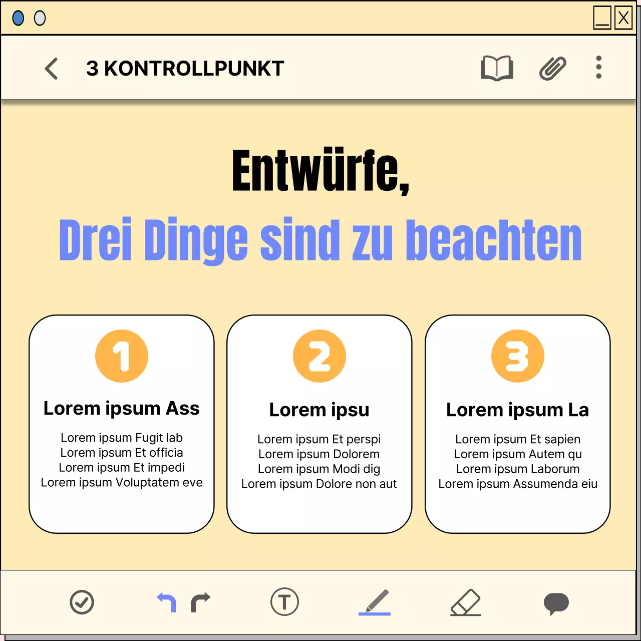 Ein Leitfaden für die Karriereplanung mit einem gelben, kitschigen Notizblockkonzept